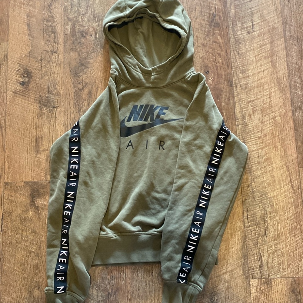 Green Nike Air hoodie